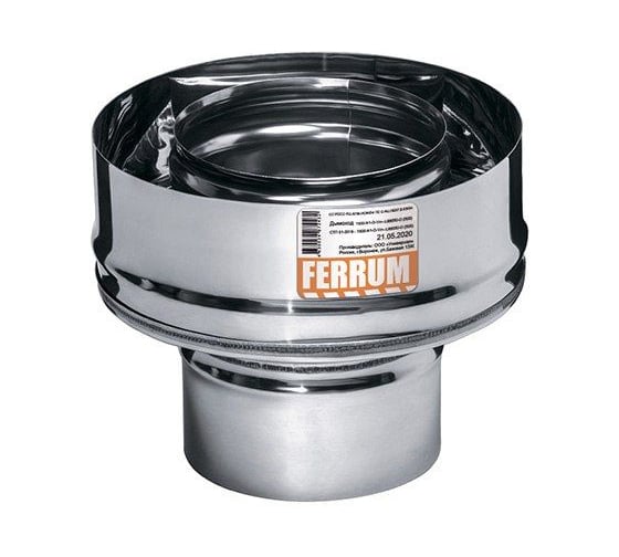 Старт сэндвич FERRUM 0,8 мм, нержавеющая сталь, ф130x200 f3720