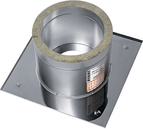 Потолочно проходной узел FERRUM max t 450C, 430/0,5 мм, термо, ф130 f3406
