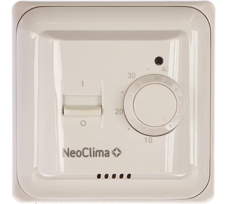 Терморегулятор встраиваемый аналоговый Neoclima NCTR-10AM 38621
