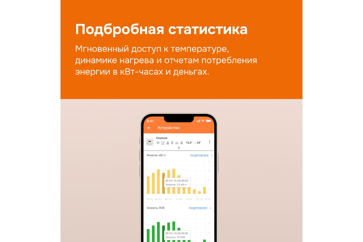 Умный Wi-Fi терморегулятор для теплых полов Welrok AZ 4660251140199 -  выгодная цена, отзывы, характеристики, фото - купить в Москве и РФ