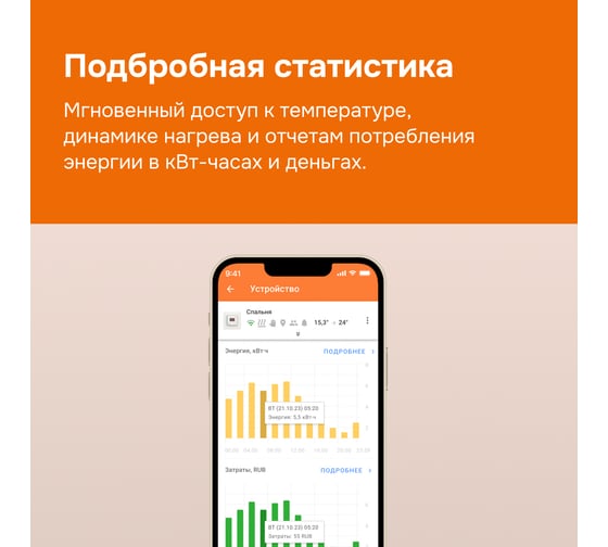 Умный Wi-Fi терморегулятор для теплых полов Welrok AZ 4660251140199