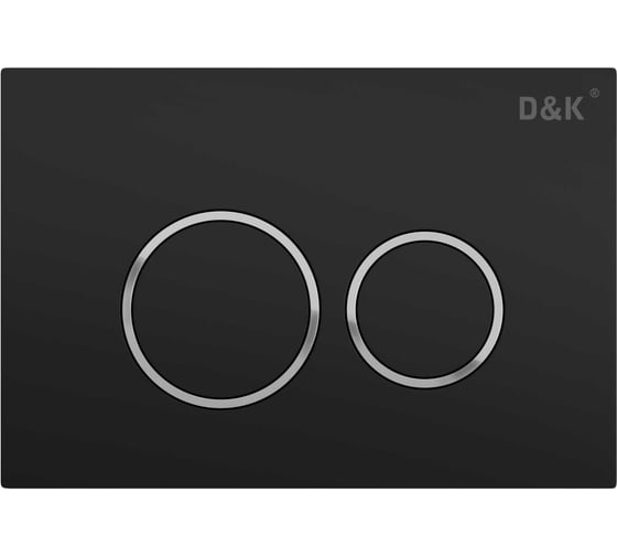 Клавиша смыва D&K Bayern арт.инсталл DI8050127, черный DB1529025 1