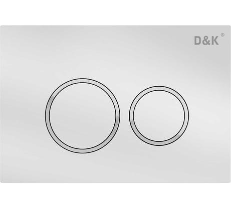 Клавиша смыва D&K Bayern арт.инсталл DI8050127, белый DB1529016