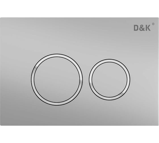 Клавиша смыва D&K Bayern арт.инсталл DI8050127, матовый хром DB1529002 1