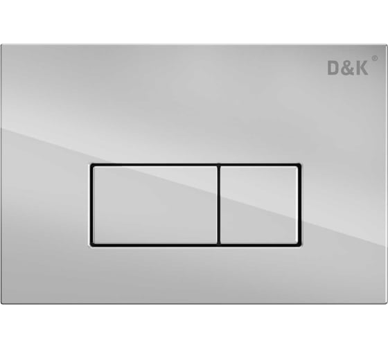 Клавиша смыва D&K Rhein арт.инсталл DI8050127, хром DB1499001 1