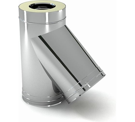 Сэндвич тройник FERRUM 135 градусов, 0,8 мм нерж ф110x200 f4331