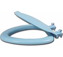 Сиденье для унитаза Wirquin "эконом" бирюзовый мрамор 20980524