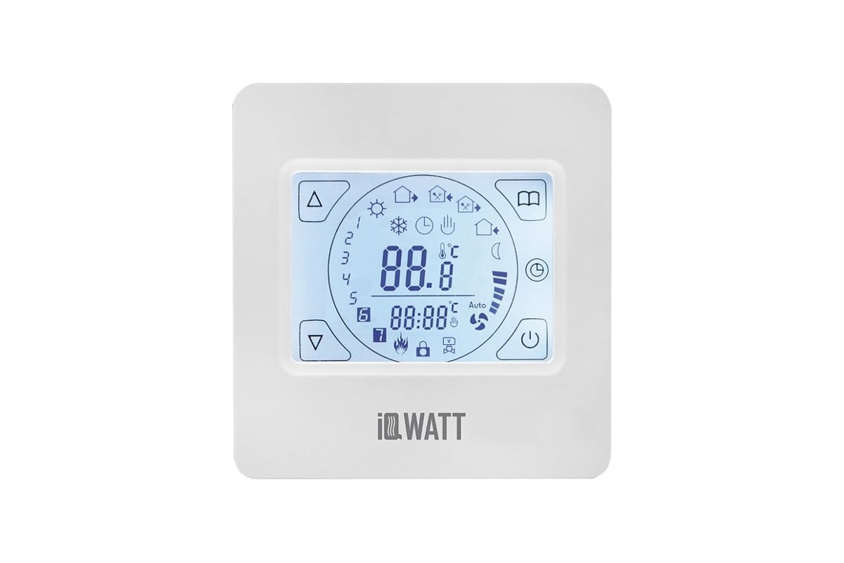 Электронный термостат IQ thermostat d Black/White.