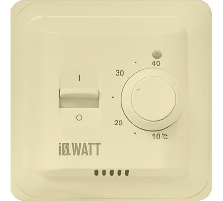 Терморегулятор IQWATT IQ Thermostat M слоновая кость 039485