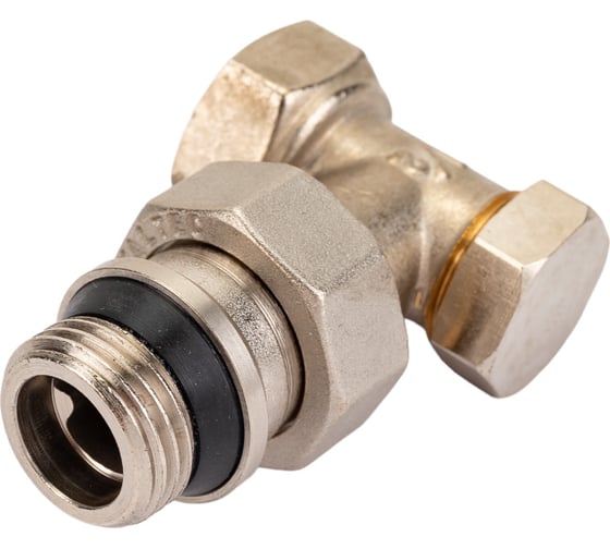 Настроечный угловой клапан VALTEC 1/2 /с дополнительным уплотнением/ VT.019.NR.04