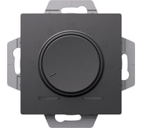 Электронный термостат для теплого пола Atlasdesign Systeme Electric базальт, с датчиком, 10a, механизм ATN001435