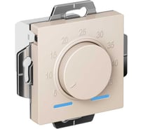 Электронный термостат для теплого пола Systeme Electric Atlasdesign бежевый с датчиком, 10a, механизм ATN000235