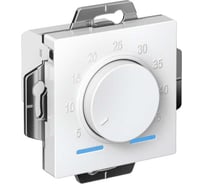 Электронный термостат для теплого пола Systeme Electric Atlasdesign белый с датчиком, 10a, механизм ATN000135