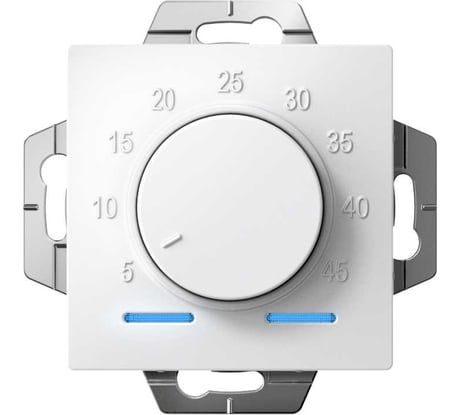 Термостат электронный для теплого пола Systeme Electric Atlasdesign с датчиком, белый, 10 А, механизм ATN000135