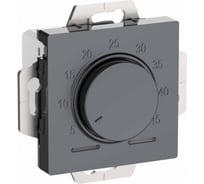 Электронный термостат для теплого пола Systeme Electric Atlasdesign грифель с датчиком, 10a, механизм ATN000735