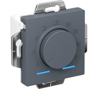 Электронный термостат для теплого пола Systeme Electric Atlasdesign грифель с датчиком, 10a, механизм ATN000735