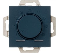 Электронный термостат для теплого пола Systeme Electric Atlasdesign изумруд с датчиком, 10a, механизм ATN000835