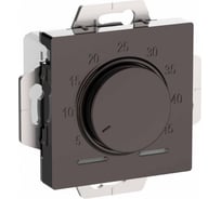 Электронный термостат для теплого пола Systeme Electric Atlasdesign мокко с датчиком, 10a, механизм ATN000635