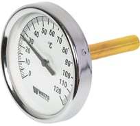 Термометр Watts биметаллический F+R801 OR 80mm 0-120C, гильза 75мм PT40507023 10005944