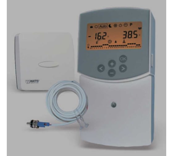 Управляющий погодозависимый модуль Watts Climatic Control CC-HC отопление/охлаждение с дисплеем N P04987 10084017 1