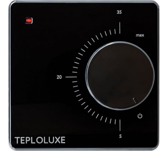 Механический терморегулятор Теплолюкс LC 001 черный 100023498000 1