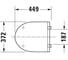Сиденье для унитаза c крышкой Duravit Durastyle Basic Soft Close 0020790000 00000050401 2