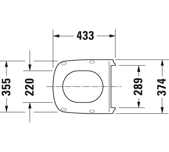 Сиденье для унитаза c крышкой Duravit DURASTYLE SoftClose 0063790000 00000029854