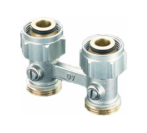 Узел Oventrop Multiflex F, запорно-присоединительный, прямой H-образный, 3/4", 3/4", 1015813
