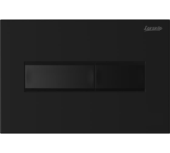 Кнопка к инсталляции Loranto LINE черная матовая 00081638