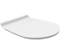 Сиденье для унитаза Simas Vignoni VI18/VI21/VI01 с микролифтом, цвет белый матовый/хром 00067468