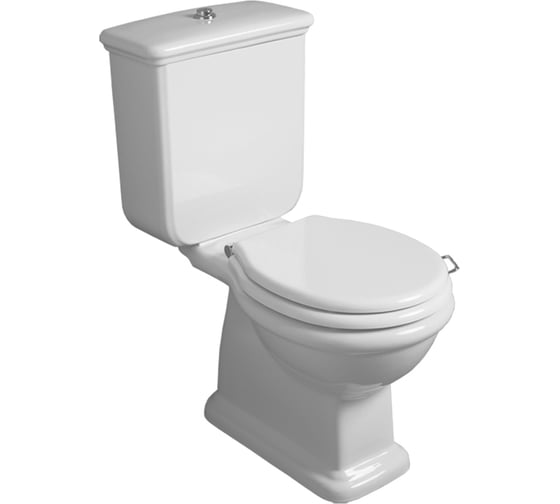 Бачок для унитаза моноблока Simas Lante 42x20.5 см, с боковым отверстием для ручки механизма D24, цвет белый А8010323