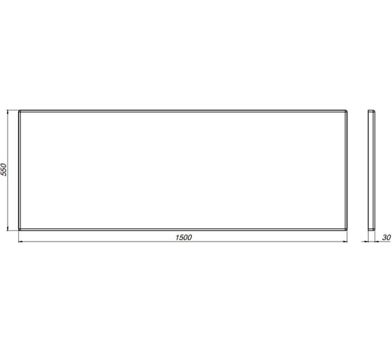 Панель к ванне Damixa Willow 150x70 см WILL-150-070W-P