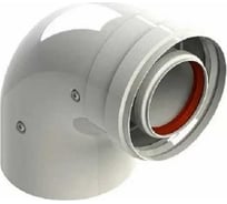 Промежуточный коаксиальный отвод Baxi 90 без муфты, диаметр 60/100 мм MT71410151