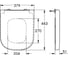 Сиденье для унитаза GROHE Euro Ceramic без устройства плавного опускания (микролифта) 39331001 3