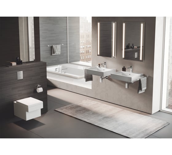 Сиденье для унитаза GROHE Cube Ceramic быстросъемное с микролифтом 39488000