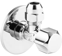 Угловой вентиль с металлической розеткой GROHE 1/2"x3/8" 2201800M
