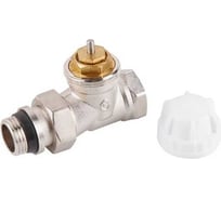 Кран вентильный для радиатора AV Engineering 1/2 прямой под термоголову AVE298412