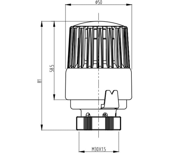 Термостатическая головка AV Engineering AVE297-01