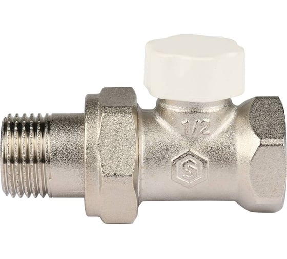 Запорно-балансировочный прямой клапан STOUT 1/2 SVL 1176 000015 RG008S6N6PNE7S