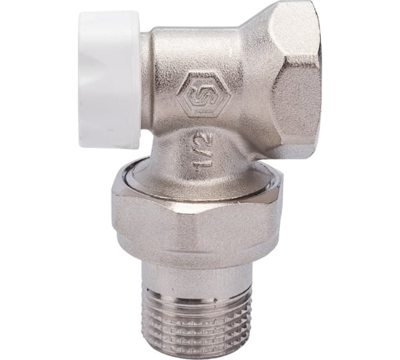 Запорно-балансировочный угловой клапан STOUT 1/2 SVL 1156 000015 RG008S6N786E3C