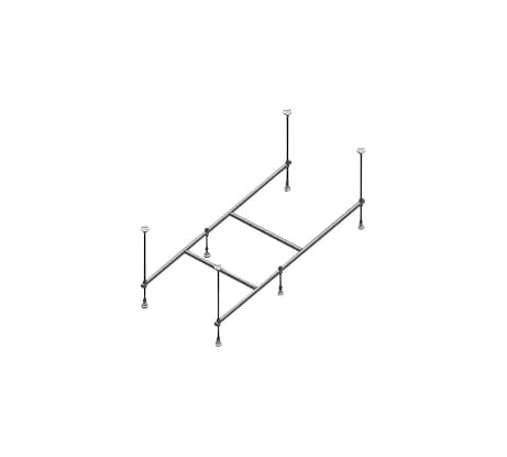 Сборный каркас к ванне Мия 150 см AQUATEK KAR-0000025 00000047836