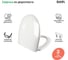Сиденье для унитаза IDDIS микролифт (soft-close), дюропласт 126 Dp Sc 2