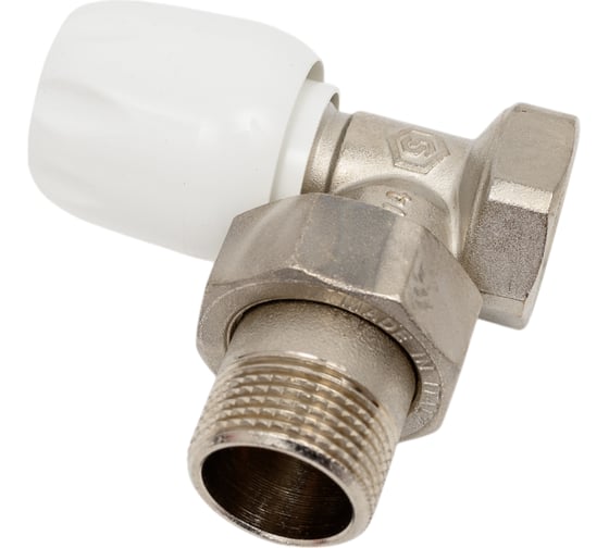 Ручной терморегулирующий угловой клапан STOUT 3/4 SVRs 1152 000020 RG008S6N7D3L4F