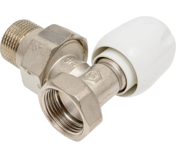 Ручной терморегулирующий угловой клапан STOUT 3/4 SVRs 1152 000020 RG008S6N7D3L4F