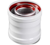 Муфта для соединения коаксиальных труб Baxi диаметр 60/100 мм MT71402341
