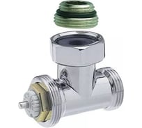 Термостатический угловой вентиль GUARDO ( Hummel Designtechnik) 3/4НРx1/2НР (под евроконус, накидная гайка с ниппелем), хром 2480853502