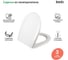 Сиденье из полипропилена IDDIS микролифт (soft-close), 005 005PPS3i31 2
