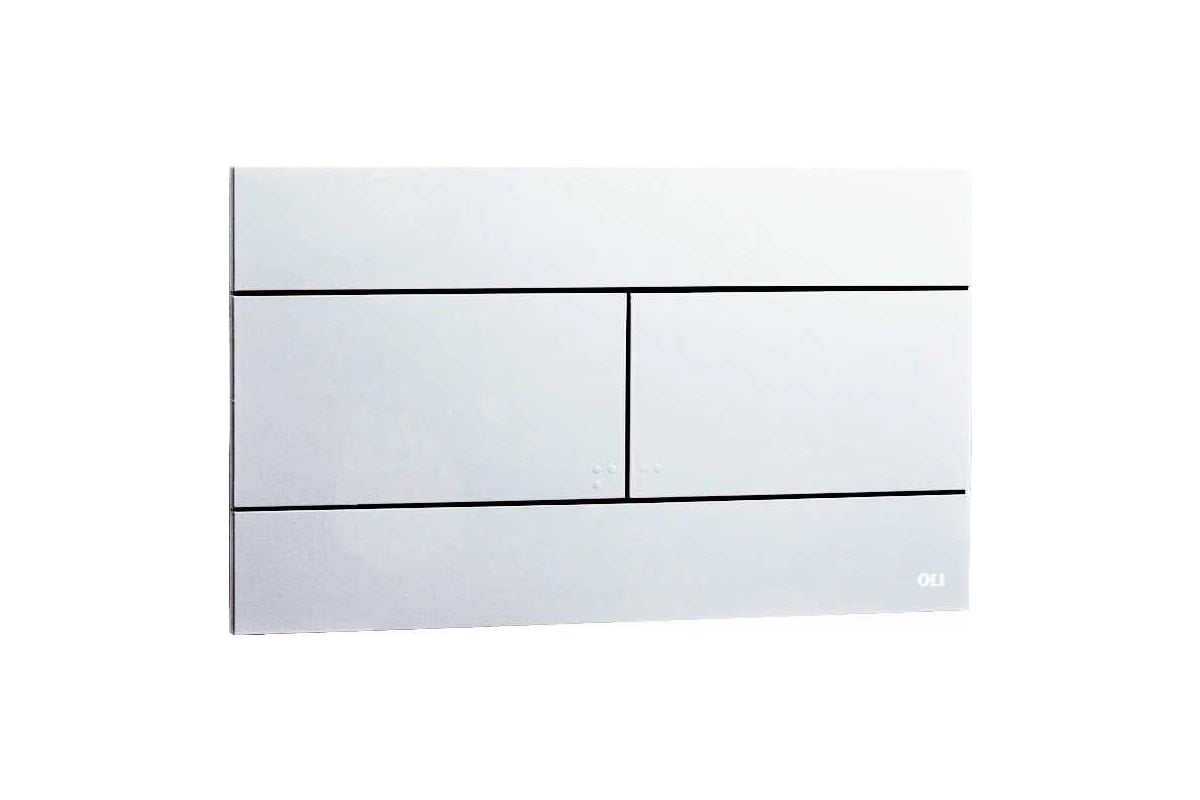 Кнопка смыва OLI SLIM механическая двухрежимная, белый 659041 ...