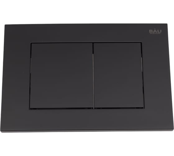 Кнопка смыва Bauedge BAU Stil для инсталляциии, черный матовый Q00003
