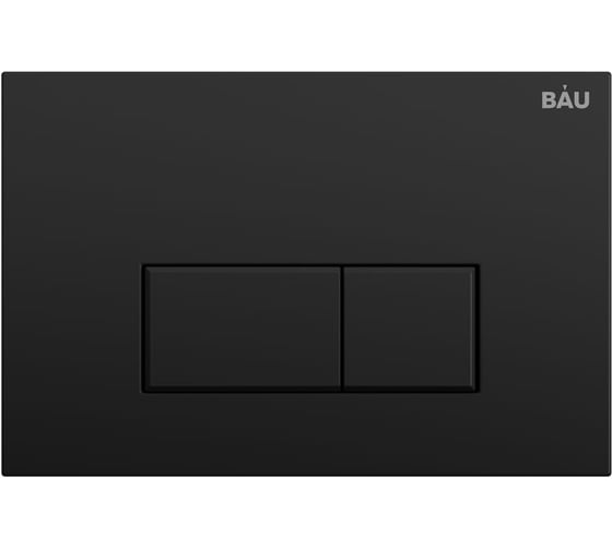 Кнопка смыва Bauedge BAU Hotel для инсталляции, черный матовый Q00008 1